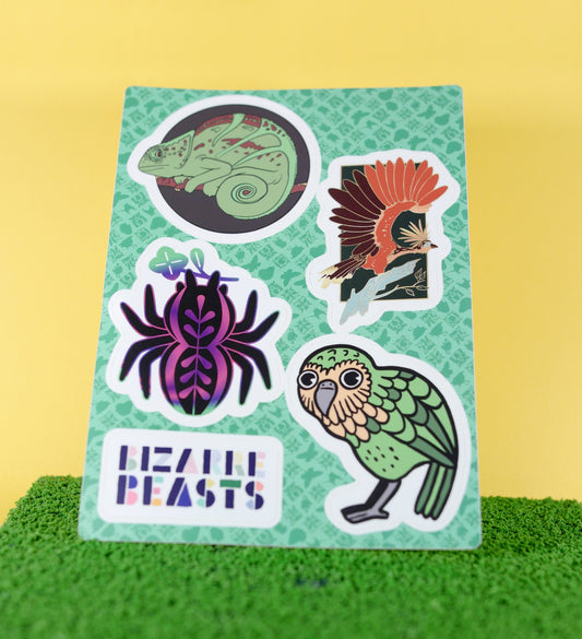 Bizarre Beasts Sticker Sheet - Vol. 2