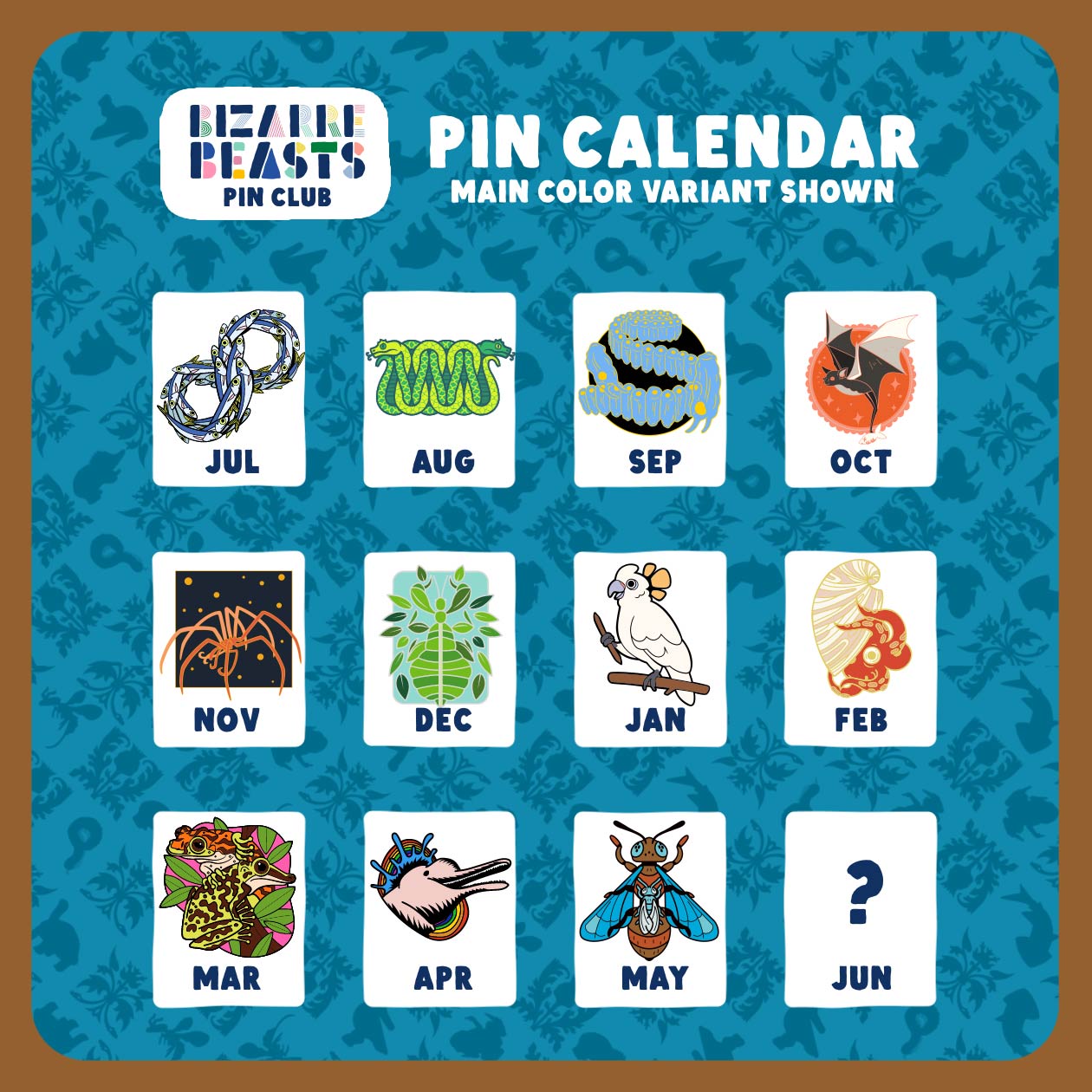Bizarre Beasts Pin Subscription!