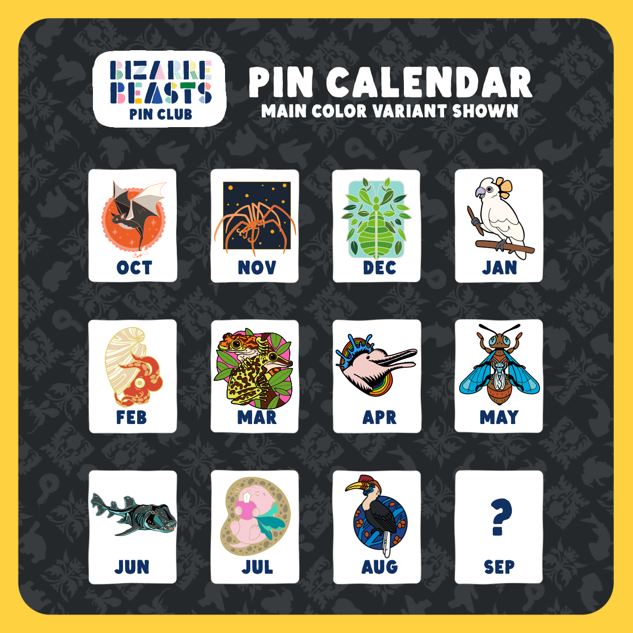 Bizarre Beasts Pin Subscription!