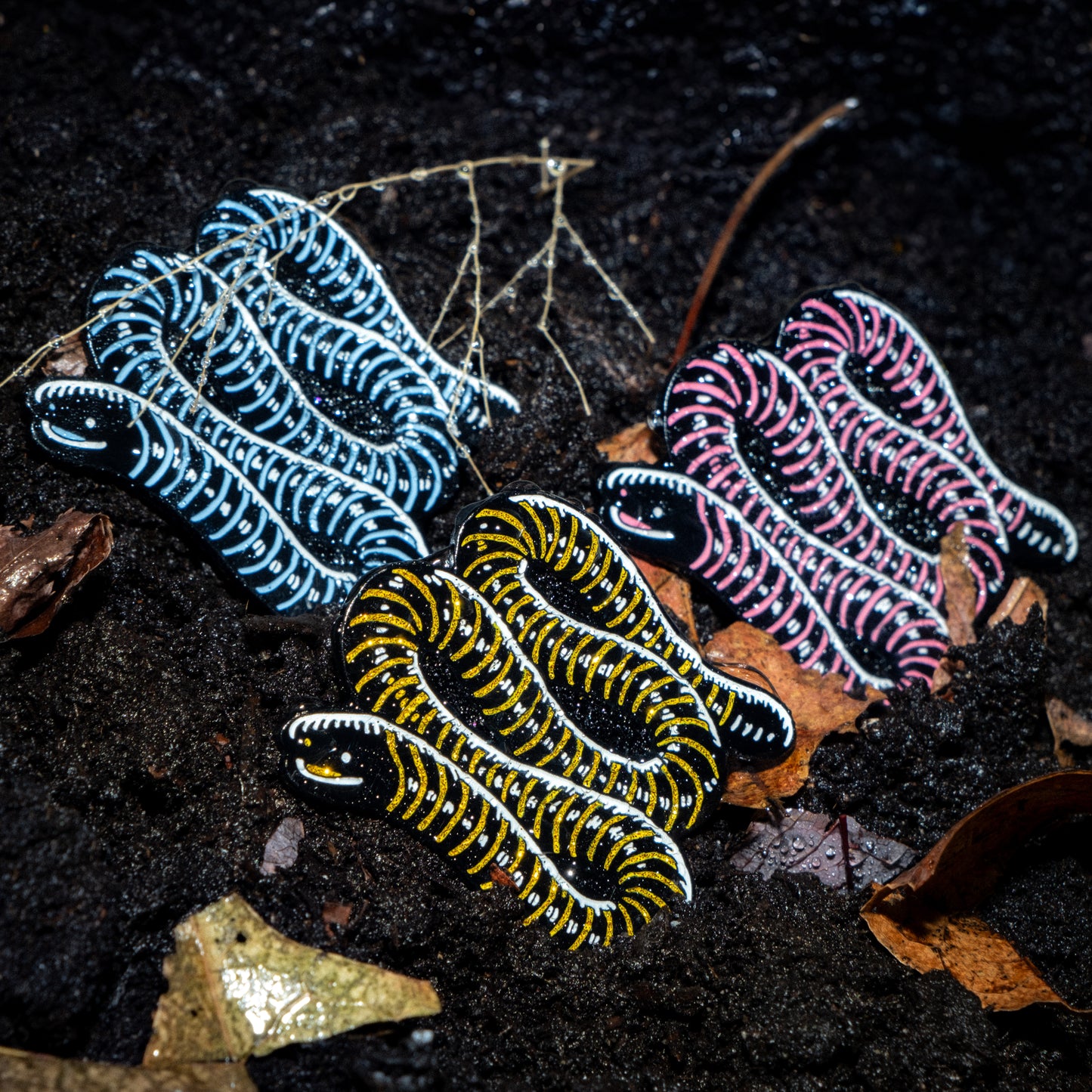 Bizarre Beasts Pin - Caecilians
