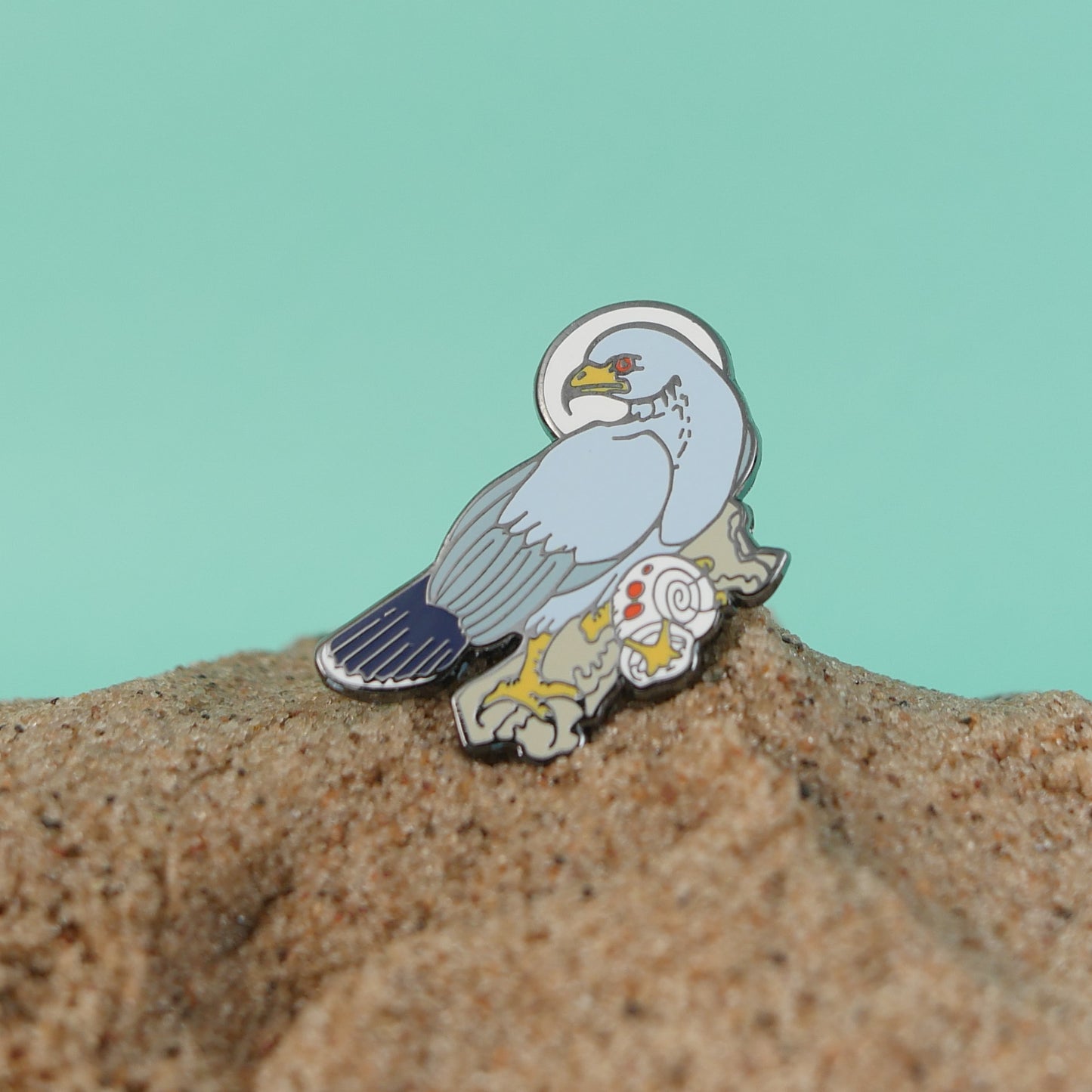 Bizarre Beasts Pin: Snail Kites and Island Apple Snails