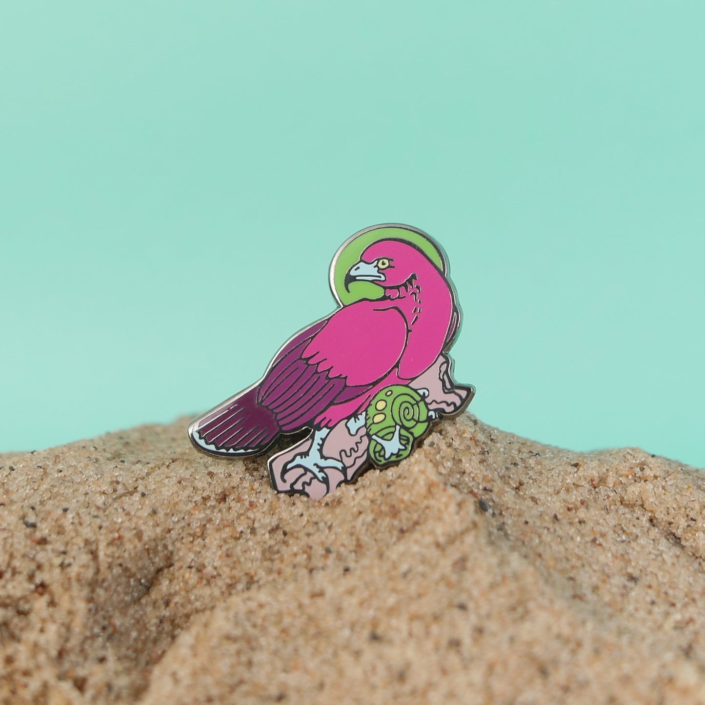 Bizarre Beasts Pin: Snail Kites and Island Apple Snails