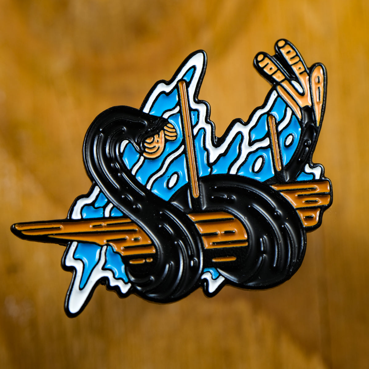 Bizarre Beasts Pin: Shipworm