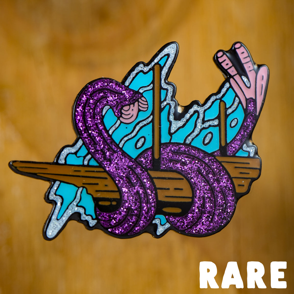 Bizarre Beasts Pin: Shipworm
