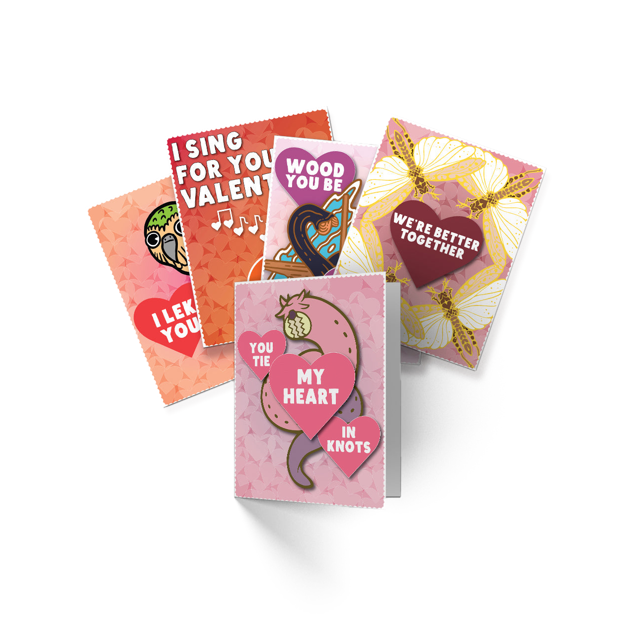 Bizarre Beasts Valentine's Day Cards