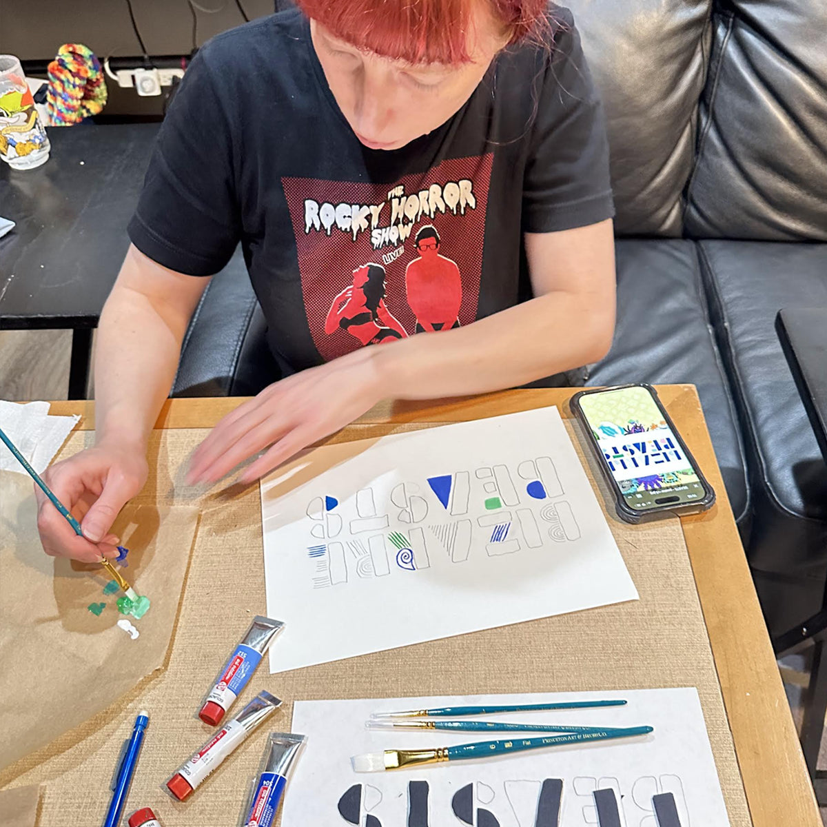 Bizarre Beasts Handmade Logo Shirt