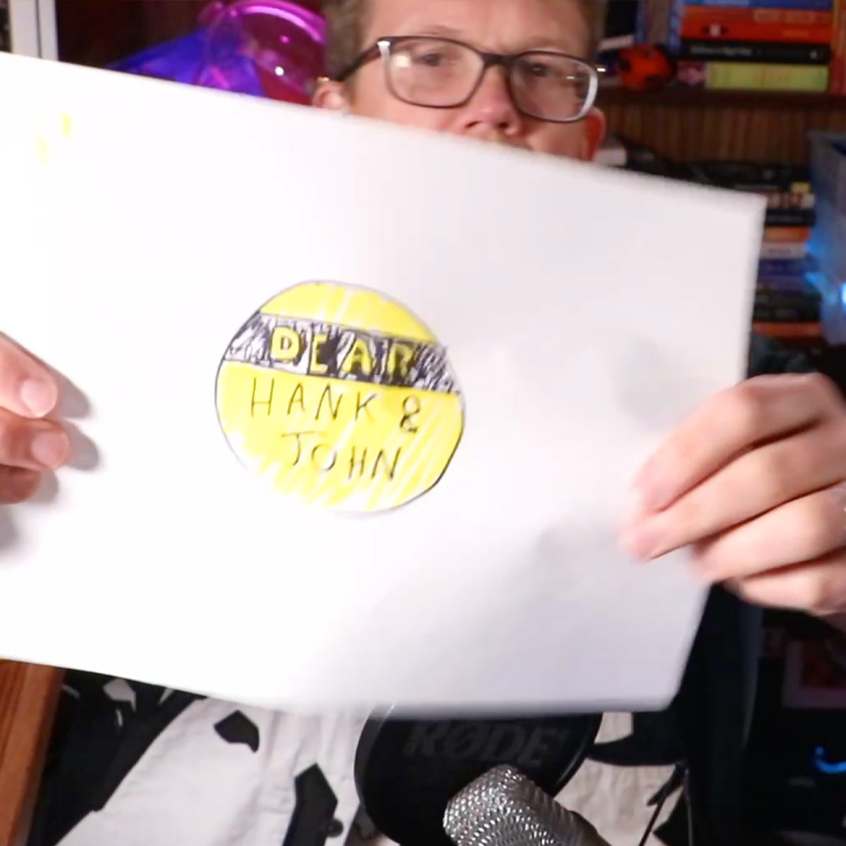 Dear Hank and John Handmade Logo Shirt