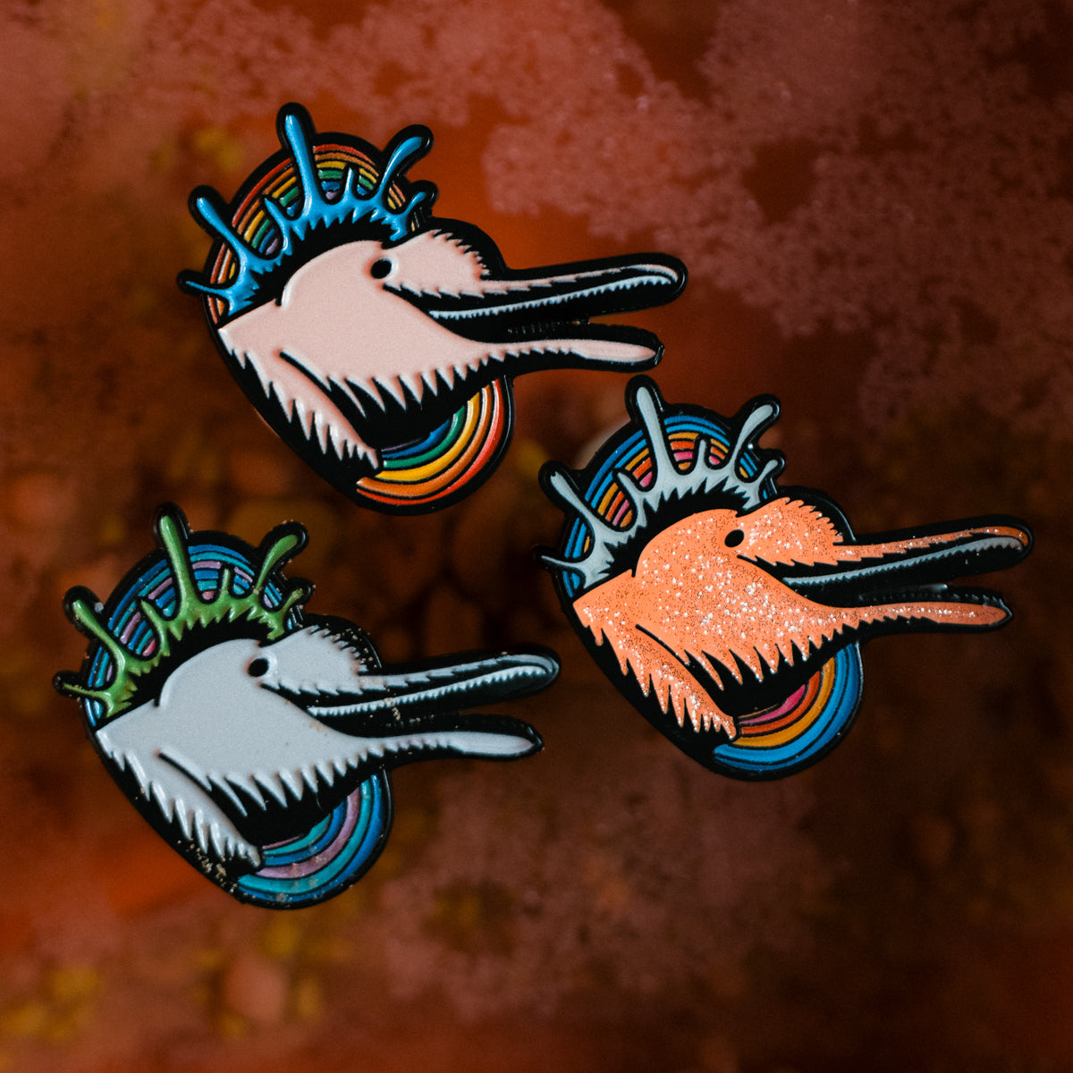 River Dolphins Pin