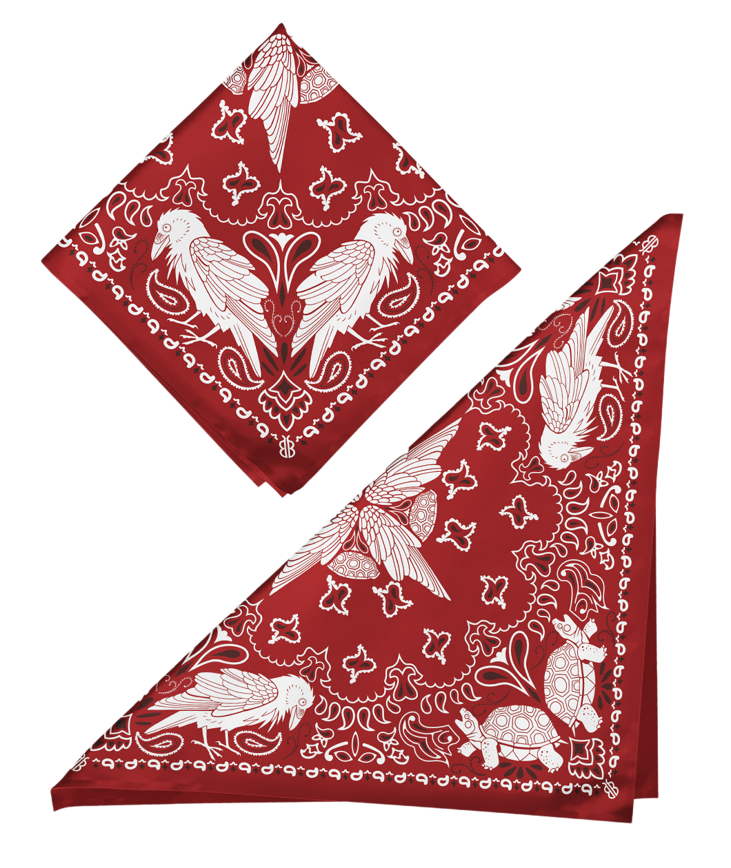 Raven and Desert Tortoise Bandana