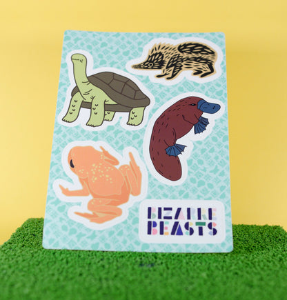 Bizarre Beasts Sticker Sheet - Vol. 4