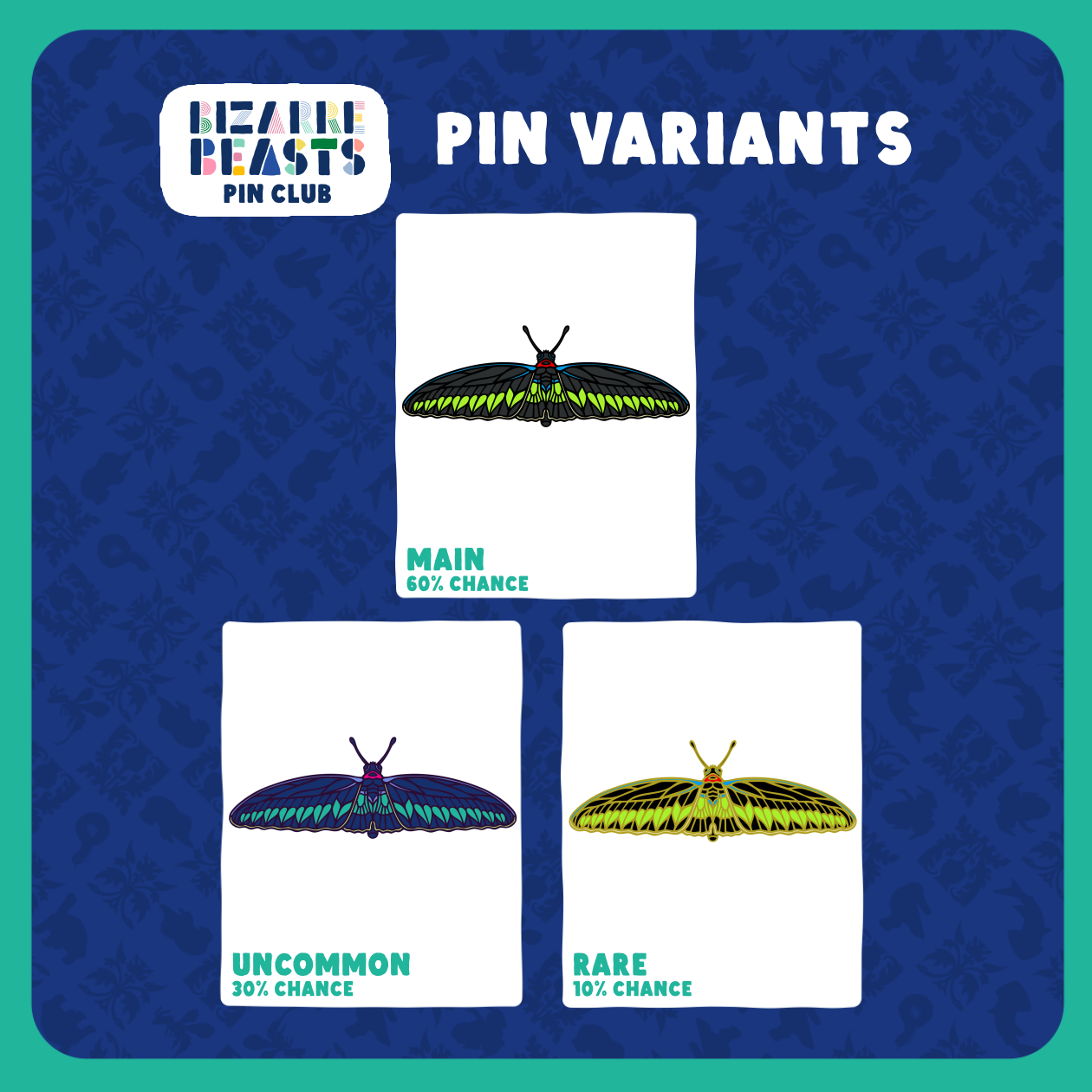 Bizarre Beasts Pin Subscription!