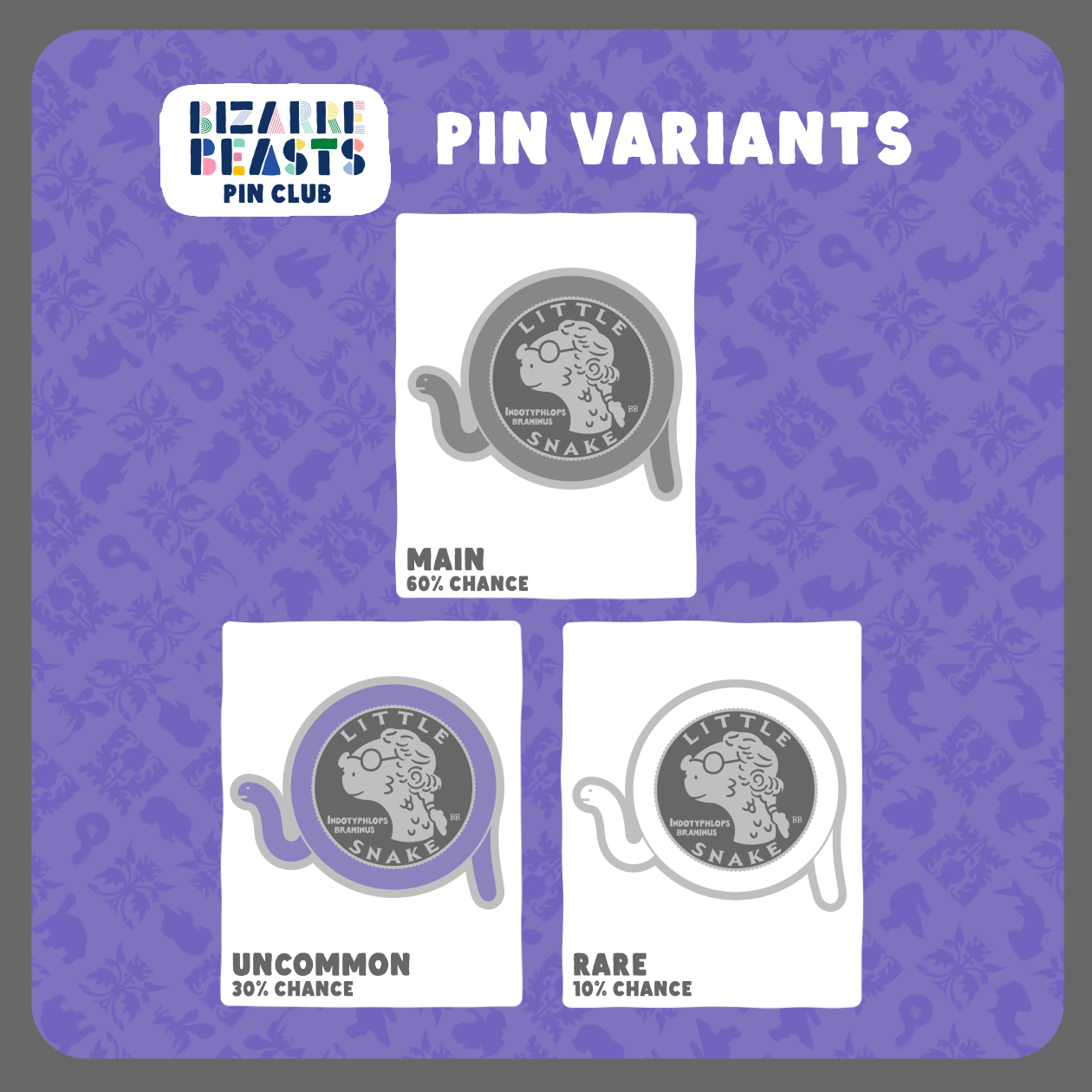 Bizarre Beasts Pin Subscription!