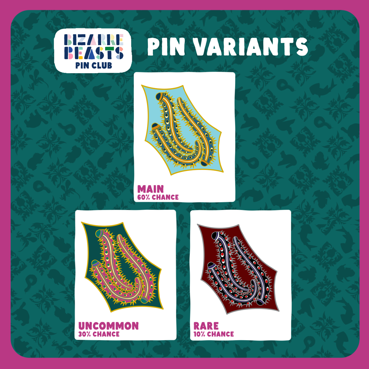 Bizarre Beasts Pin Subscription!