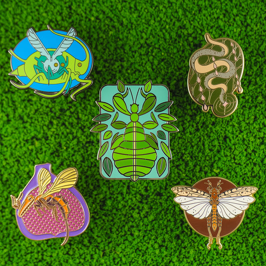 Bizarre Beasts Monthly Pin Bundle: Flying Insects