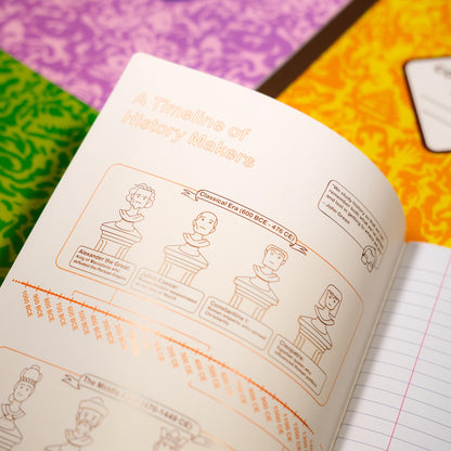 Crash Course History Composition Notebook Interior