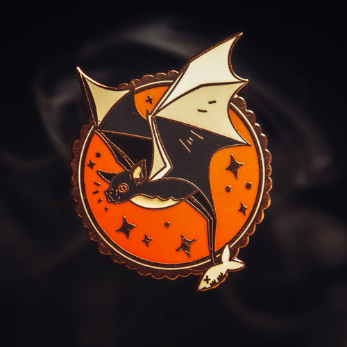 Greater Bulldog Bat Enamel Pin - Common