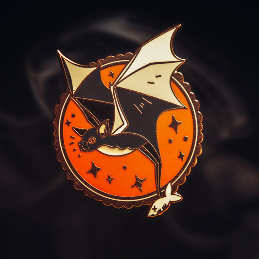 Greater Bulldog Bat Enamel Pin - Common