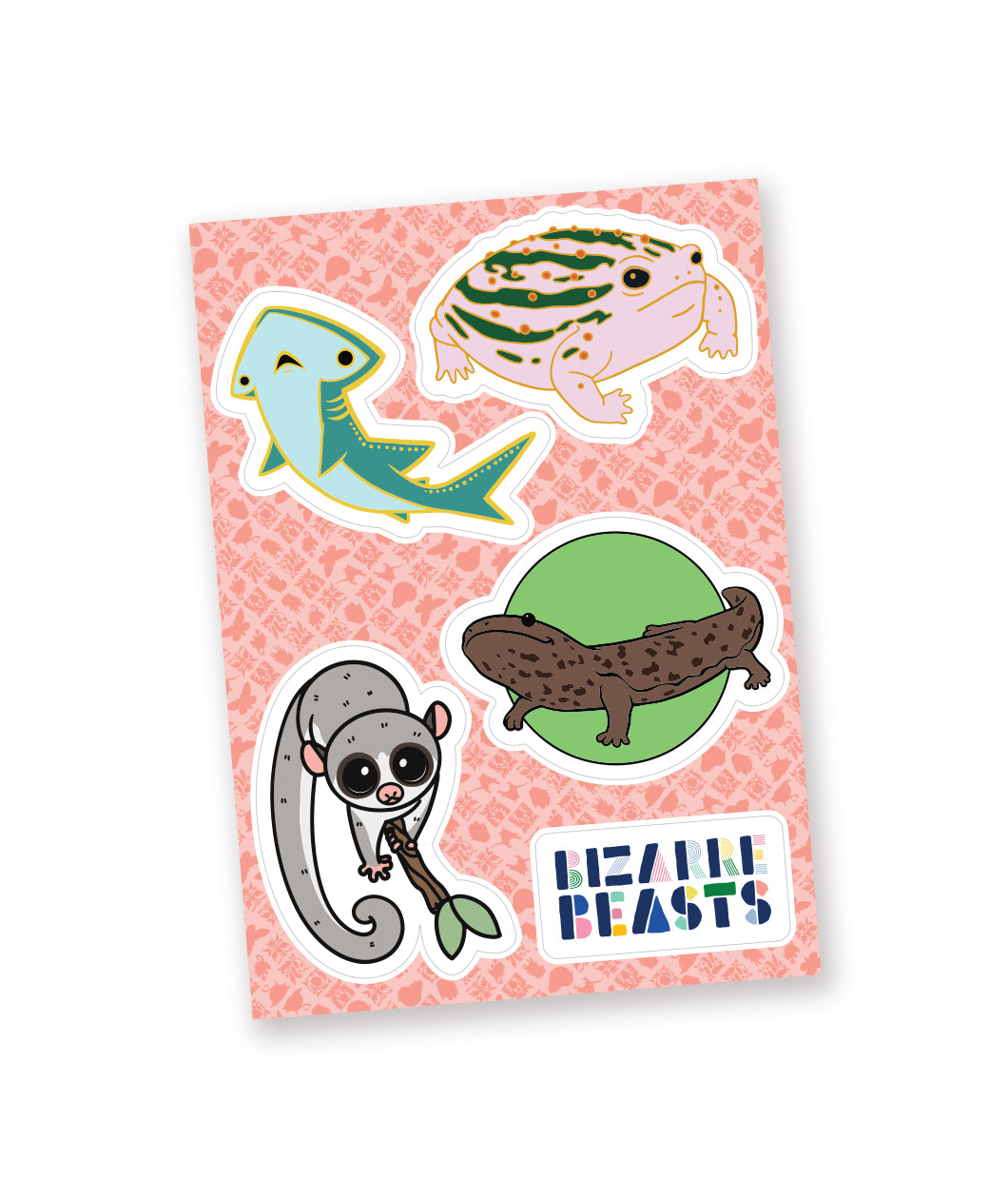 Bizarre Beasts Sticker Sheet - Vol. 3
