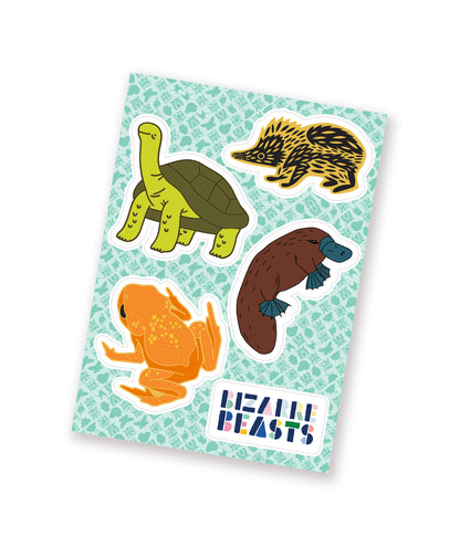 Bizarre Beasts Sticker Sheet - Vol. 4