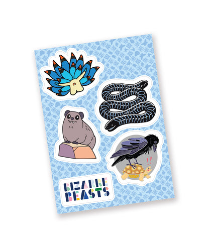 Bizarre Beasts Sticker Sheet - Vol. 5