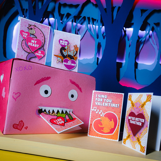 Bizarre Beasts Valentine's Day Cards