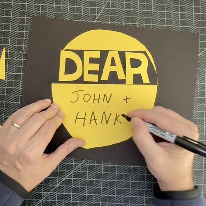Dear John and Hank Handmade Logo Shirt