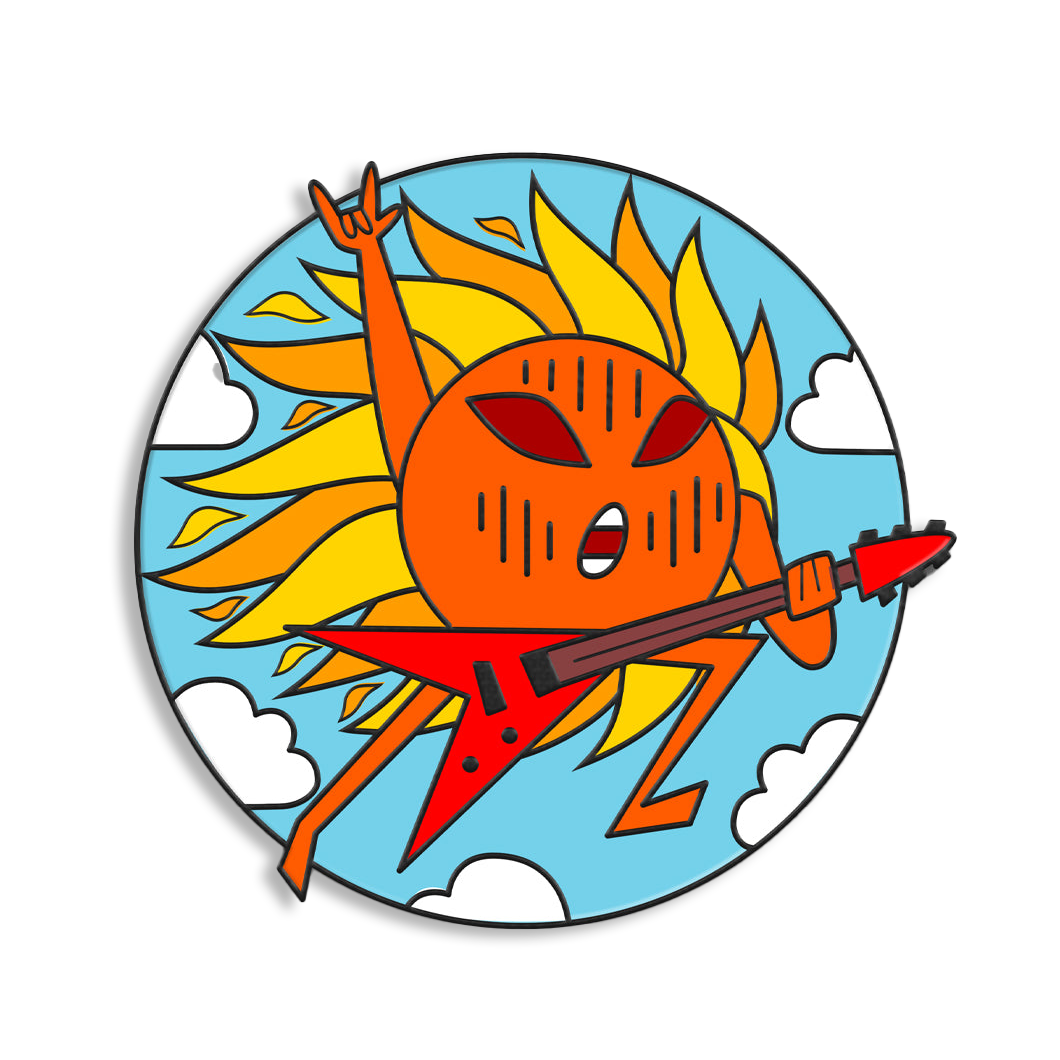 Metal Sun Pin