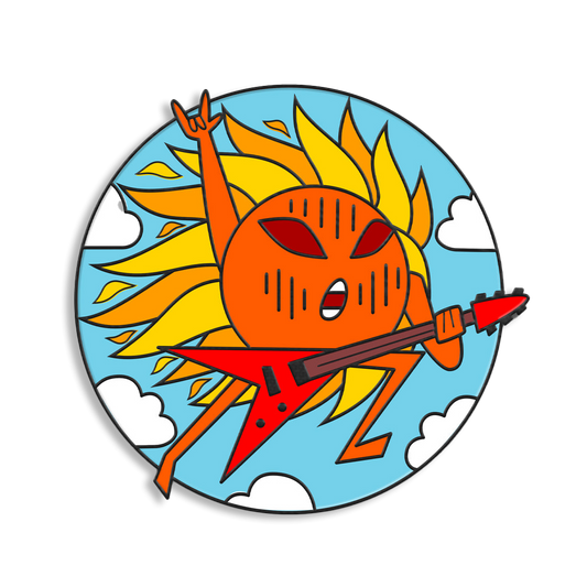 Metal Sun Pin